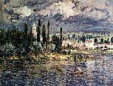Claude Monet Famous Paintings - Landscape With Thunderstorm